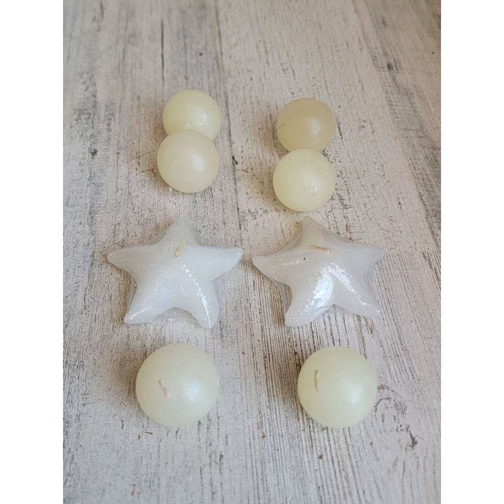Starfish candle miniature ball home‎ decor beach set